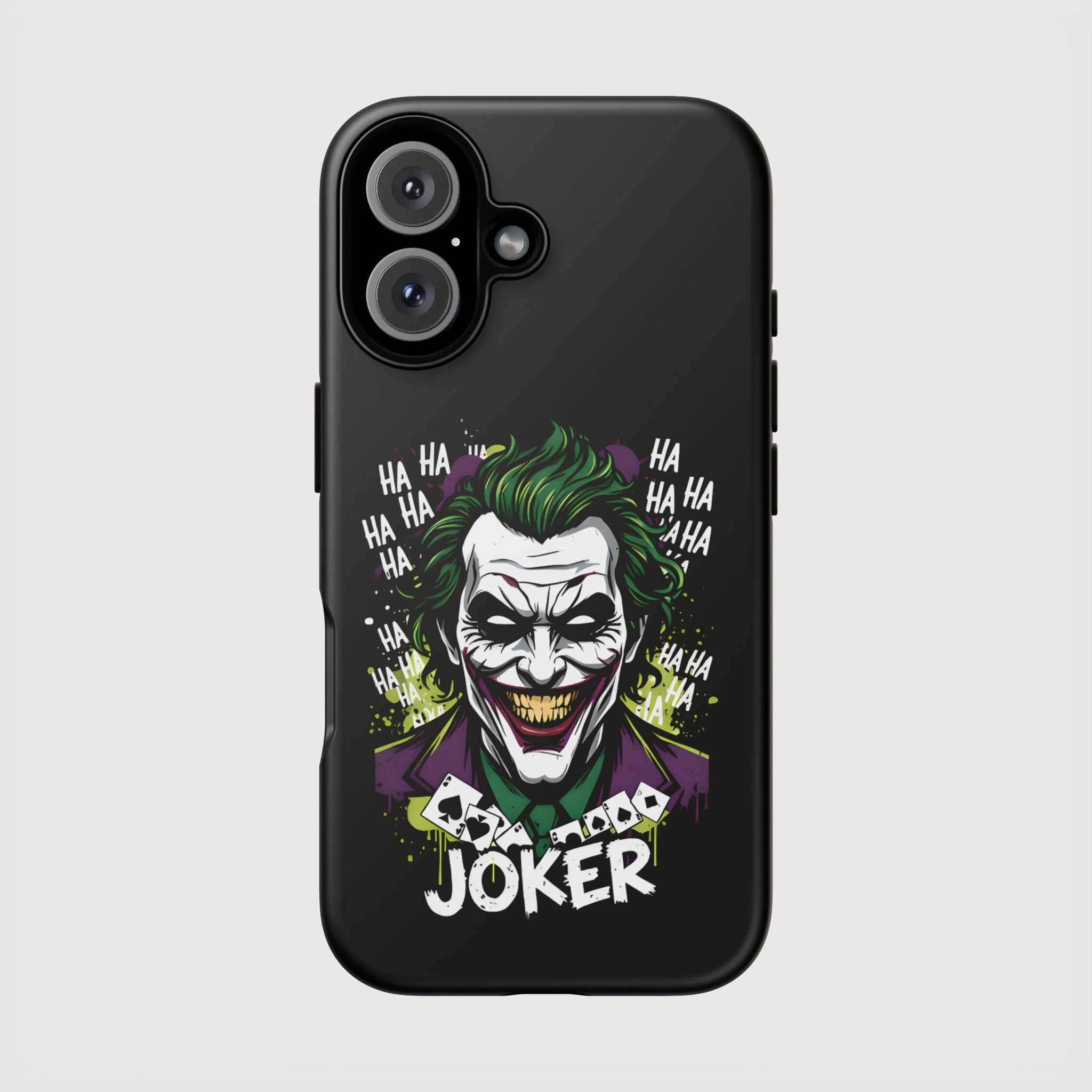 Joker "Bad Joke" DC Villain Hard Case for iPhone 17, 17 Air, 17 Pro Max, 16, 15, 14