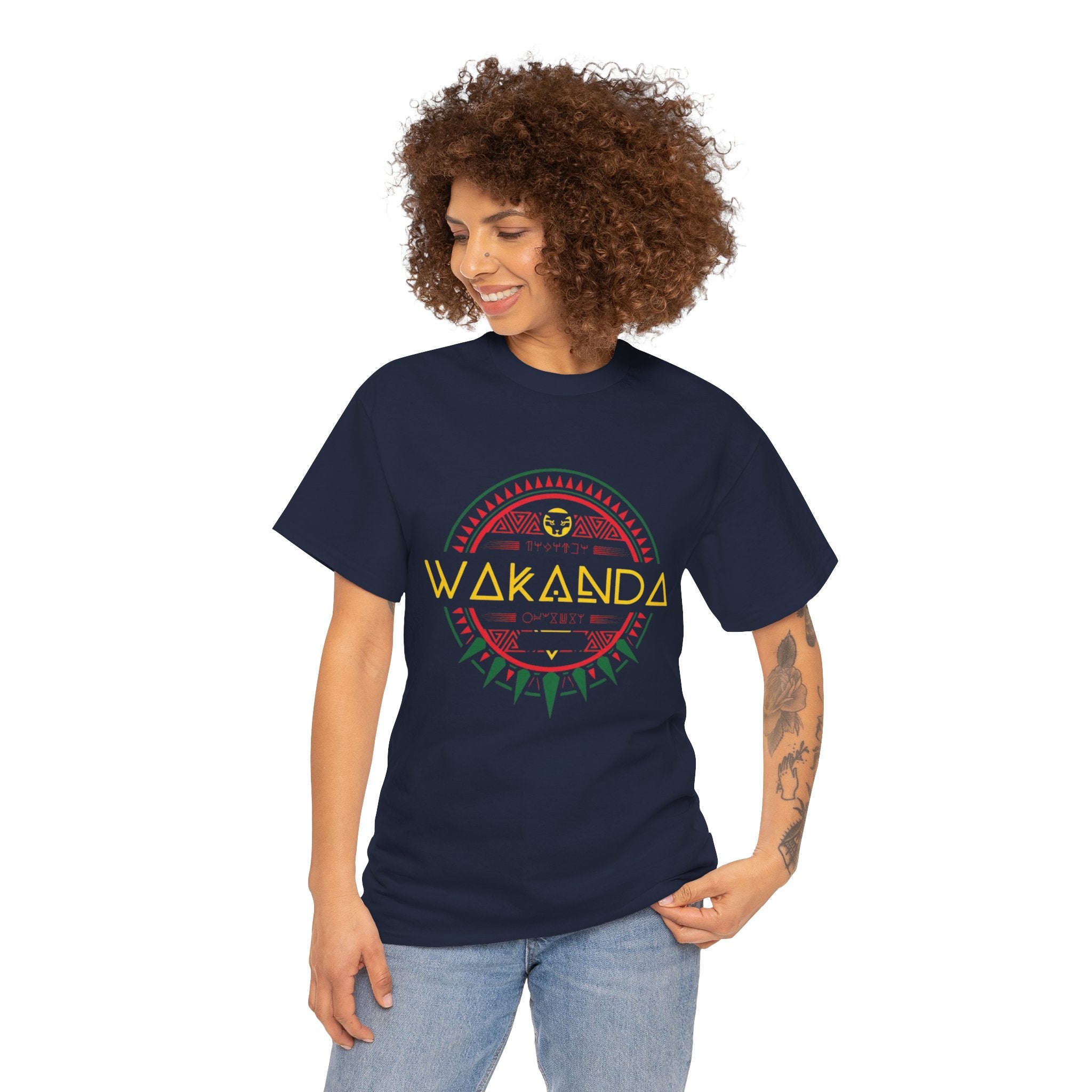 Avengers : Wakanda Forever Tribal Art Unisex T-Shirt