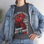 Marvel Spider-Man 'Gives the Finger' Comic Tee — Web-Slinger Graphic T-Shirt