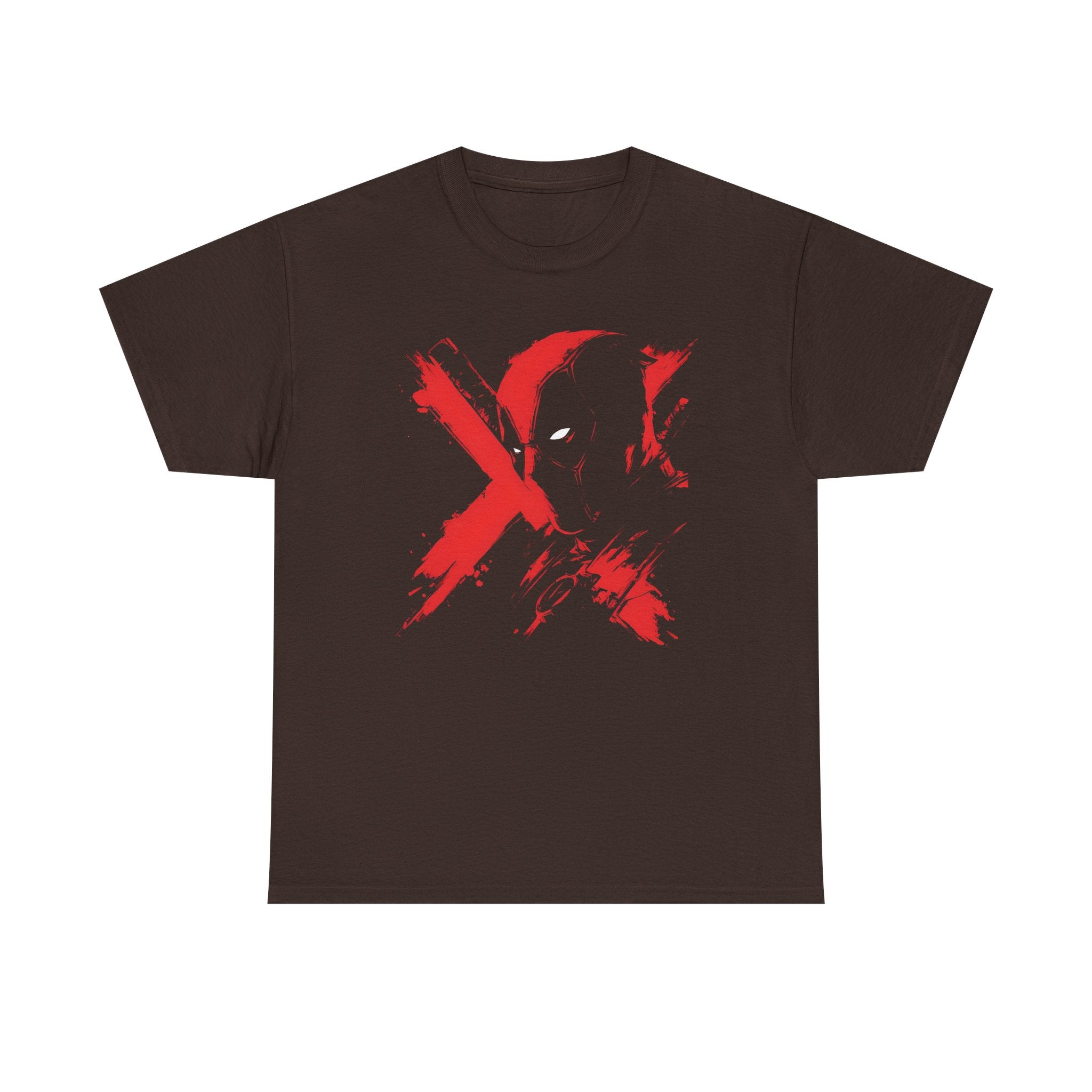 Deadpool Marvel Rivals Graphic Tee — Red X Masked Wade Wilson T-shirt