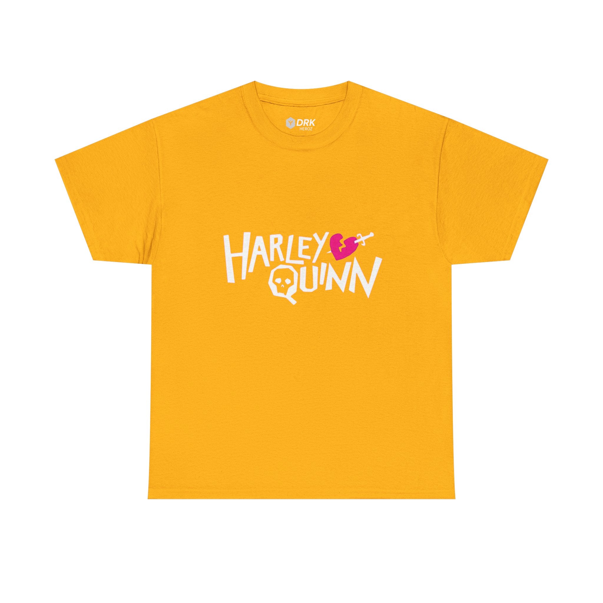 Harley Quinn Skull Heart Shirt – DC Comics Villain Graphic Tee