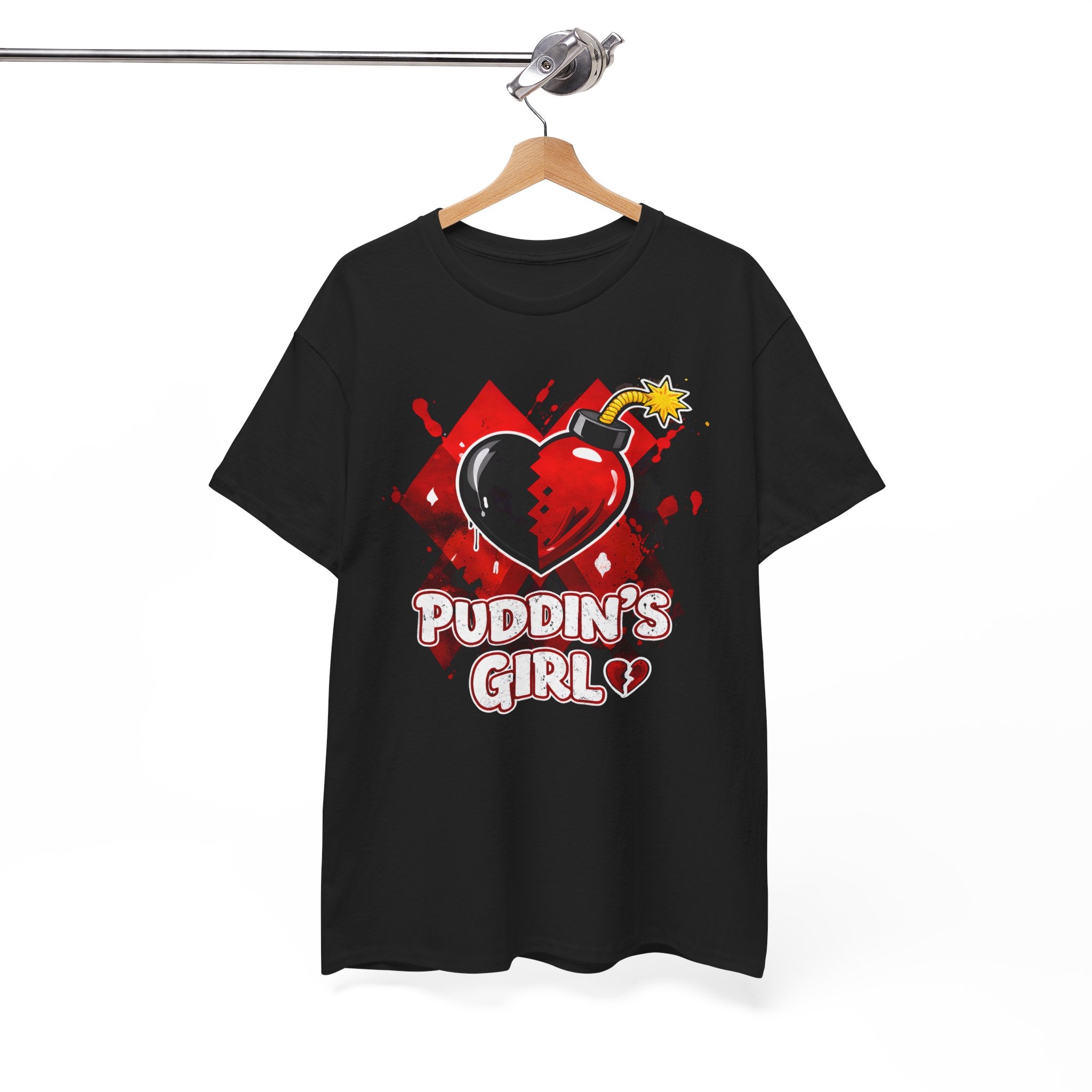 DC Harley Quinn 'Puddin Love' Unisex T-Shirt — Joker Fans —  Valentine’s Day Gift