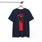 Marvel Miles Morales Spider-Man T-Shirt – Red Vertical Stripe Design | Premium Superhero Tee for Fans