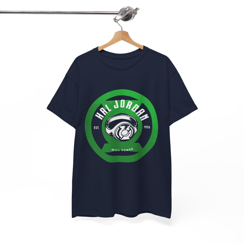 Green Lantern Hal Jordan Retro Logo Basketball T-Shirt