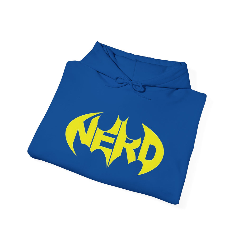 Nerd Batman Yellow Graphic Unisex Streetwear Hoodie