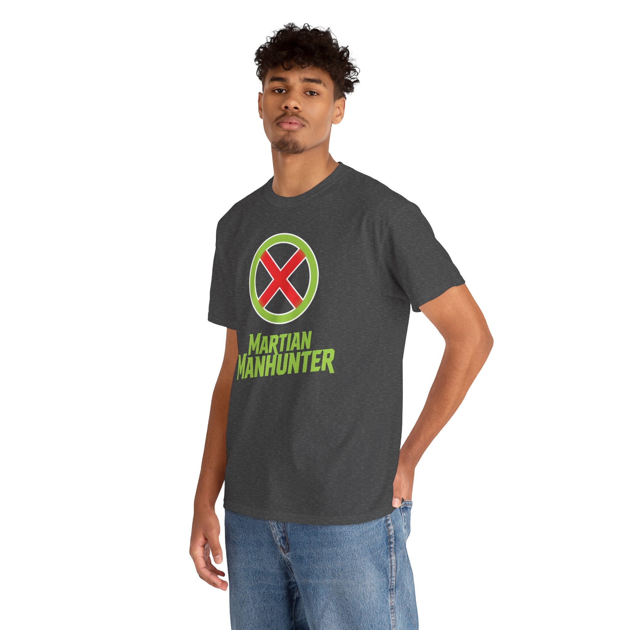 Justice League Martian Manhunter T-Shirt — J'onn J'onzz DC Superhero Cotton Tee