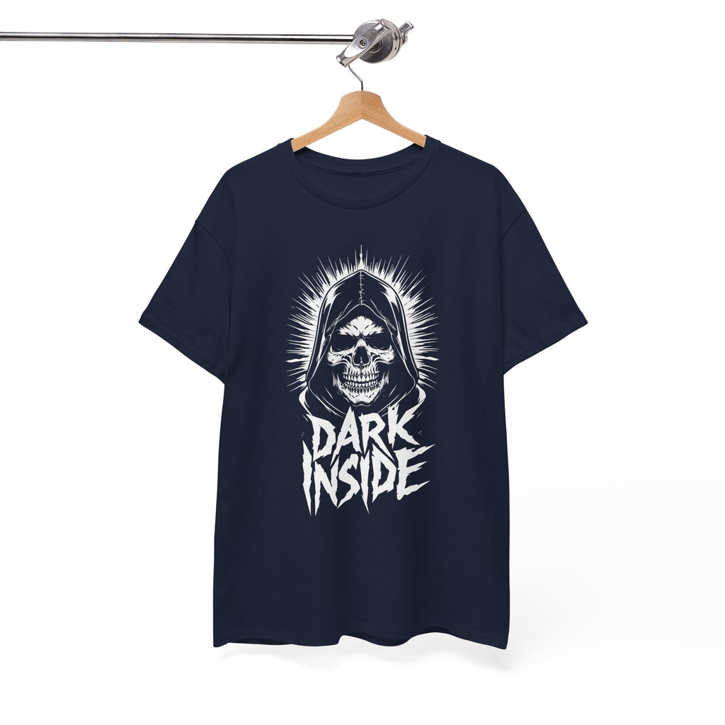 Dark Inside Skull Graphic T-Shirt — Gothic Halloween Alternative Tee