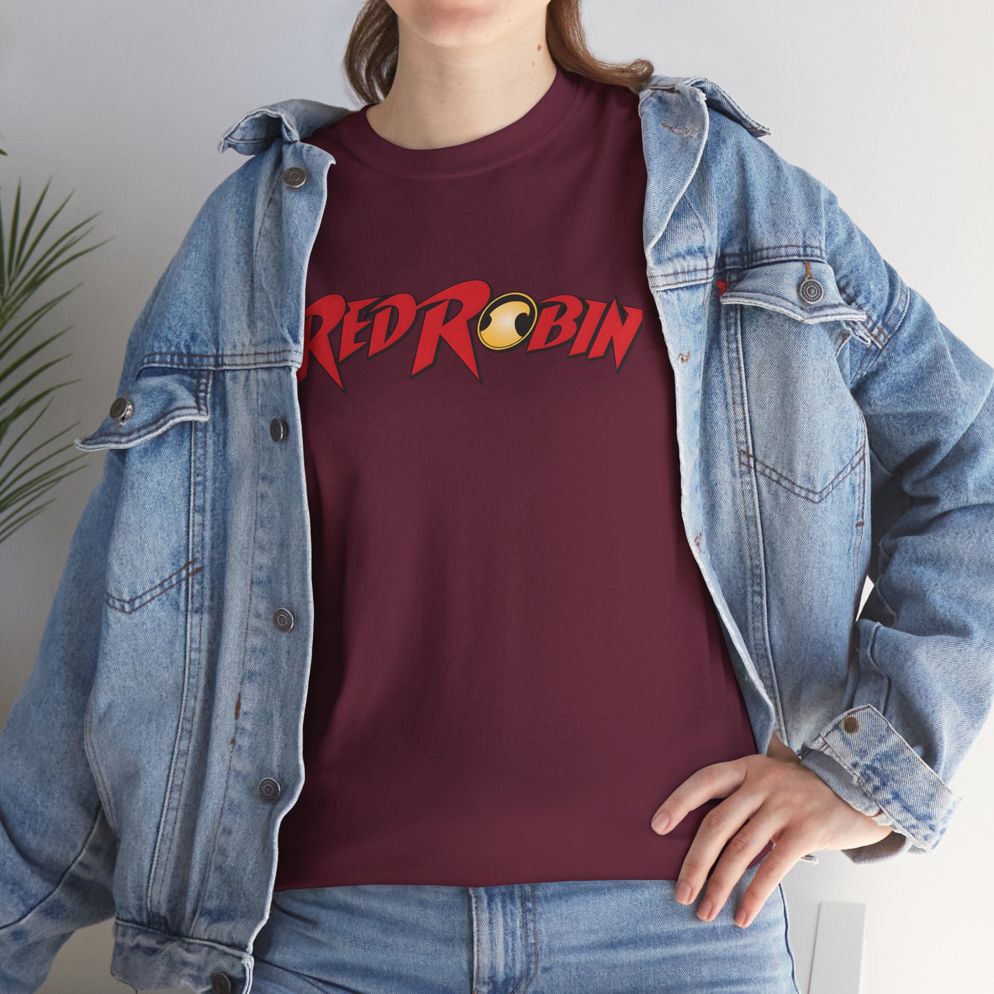 DC Comics Tim Drake Red Robin Emblem T‑Shirt – Batman Family Unisex Tee