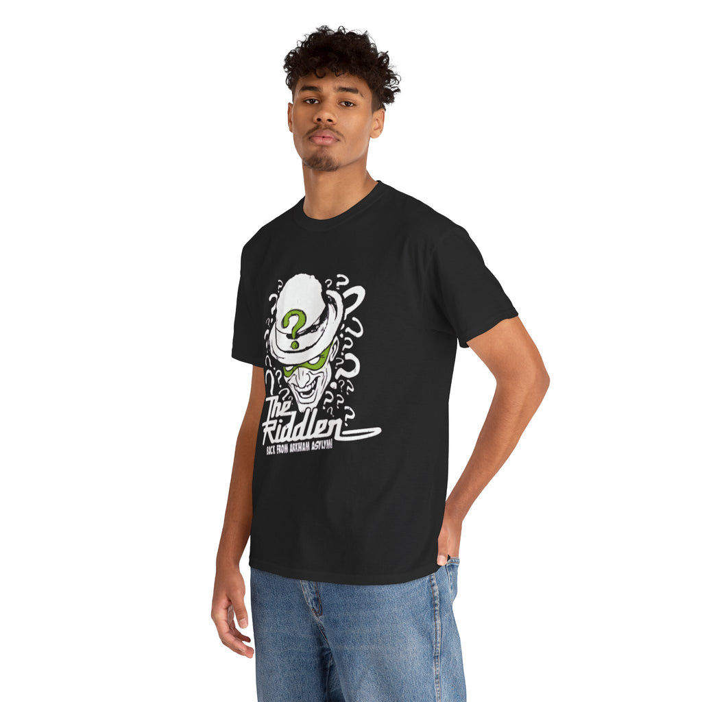 The Riddler T-Shirt – Vintage DC Batman Villain Graphic Tee | Gotham Puzzle Design