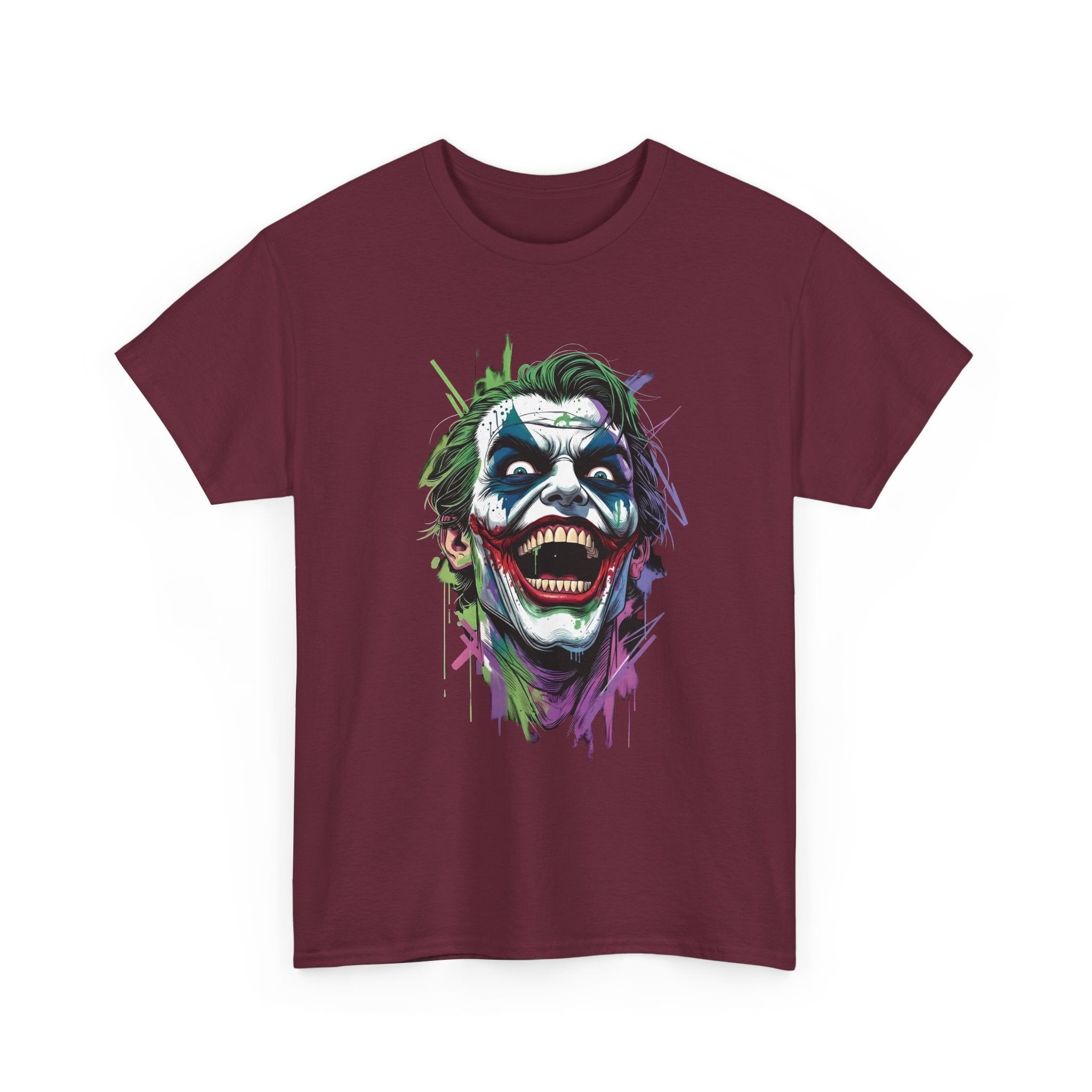 The Joker Streetwear Unisex Graphic Tee - Vintage DC Comics Joker Laugh T-Shirt