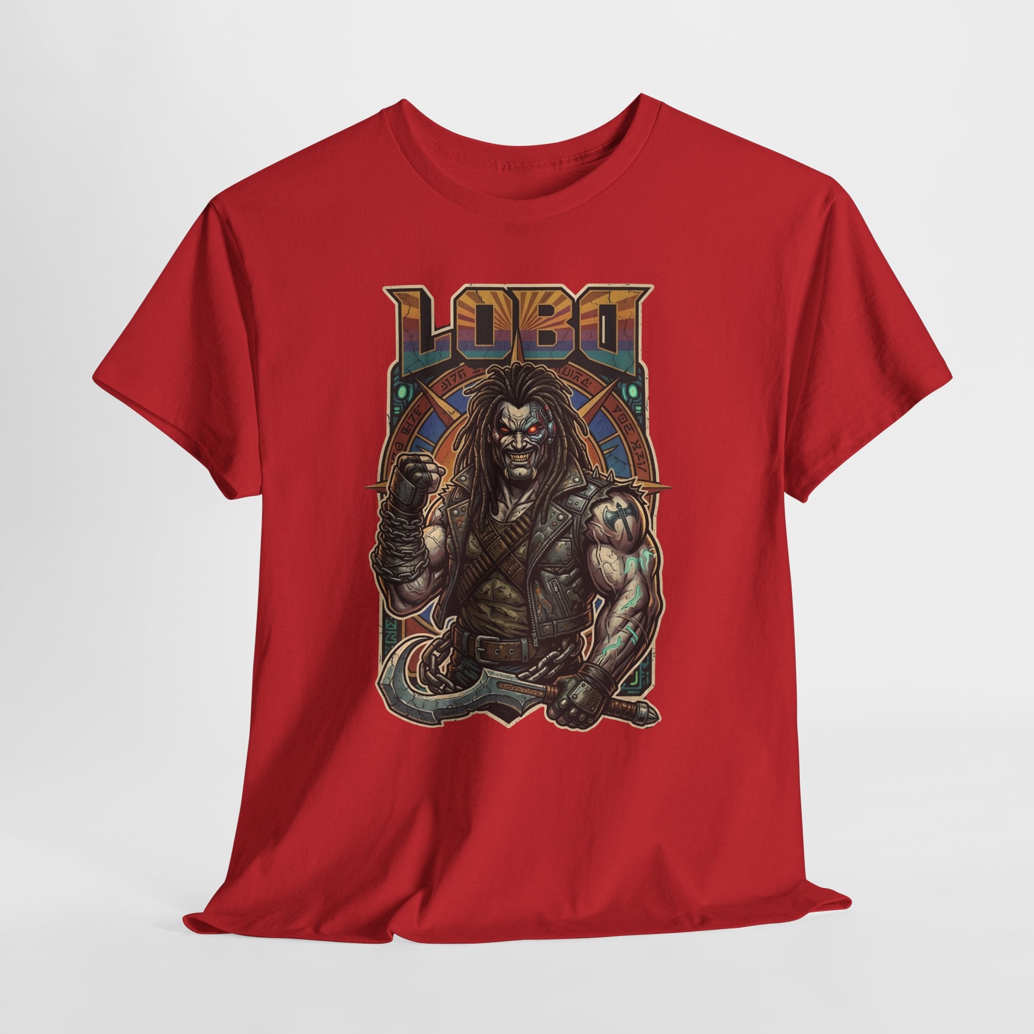Lobo Warrior Graphic Tee – Jason Momoa’s DCU Czarnian Bounty Hunter T‑Shirt