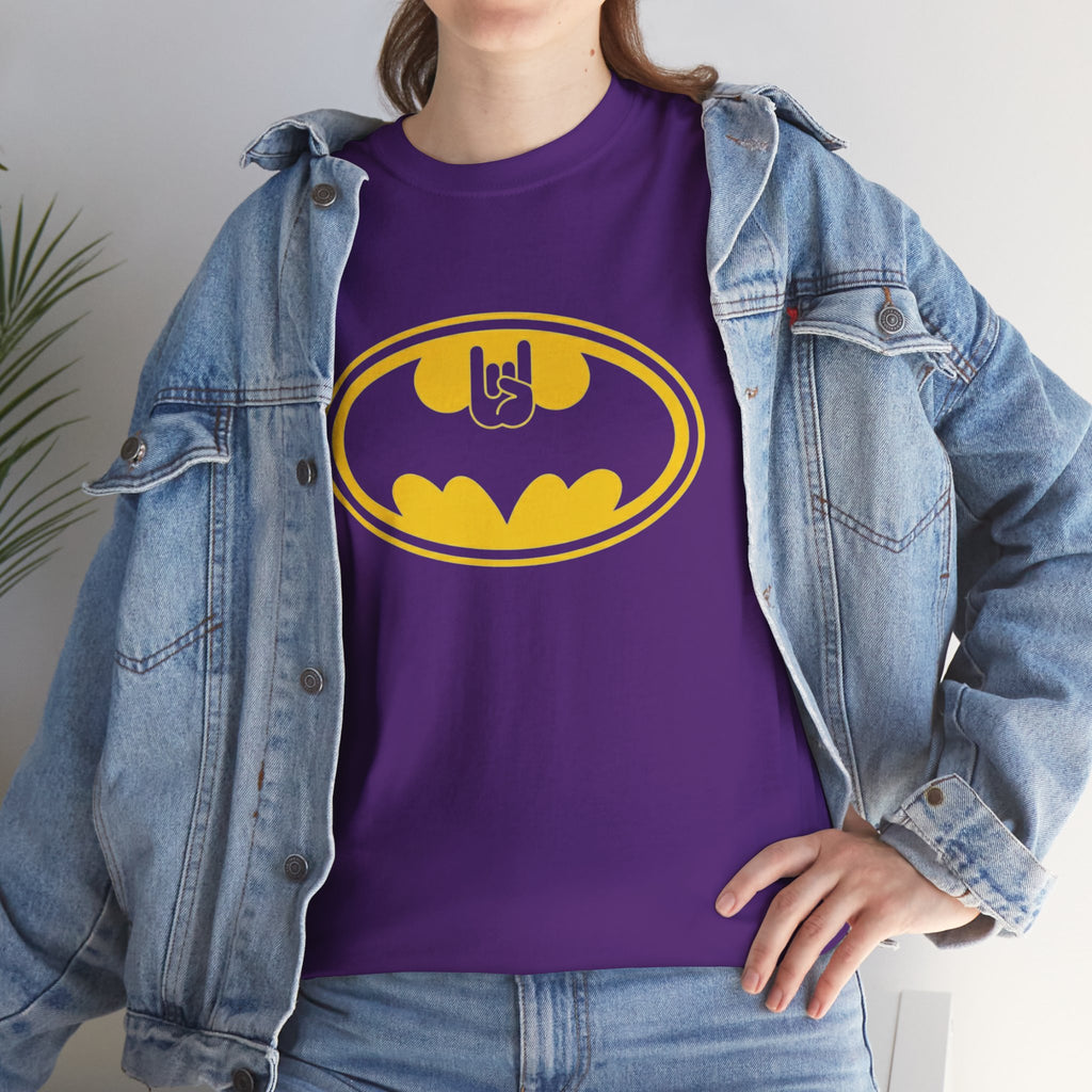 Batman Classic Rock And Roll Logo Unisex Premium T-Shirt