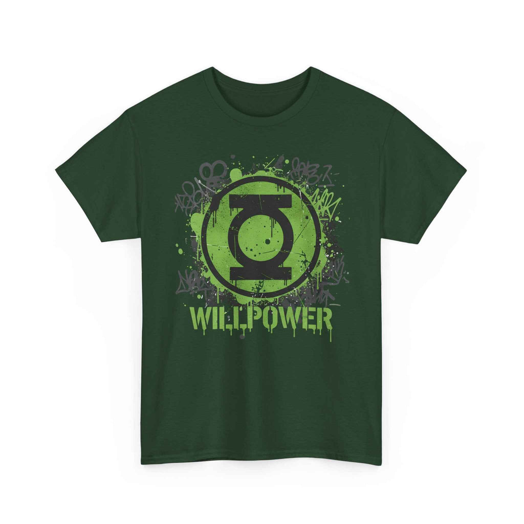 Green Lantern Willpower Graffiti Splatter Unisex T-shirt