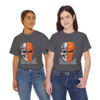DC Deathstroke Skull Graphic T-Shirt — Slade Wilson Half-Mask Tee