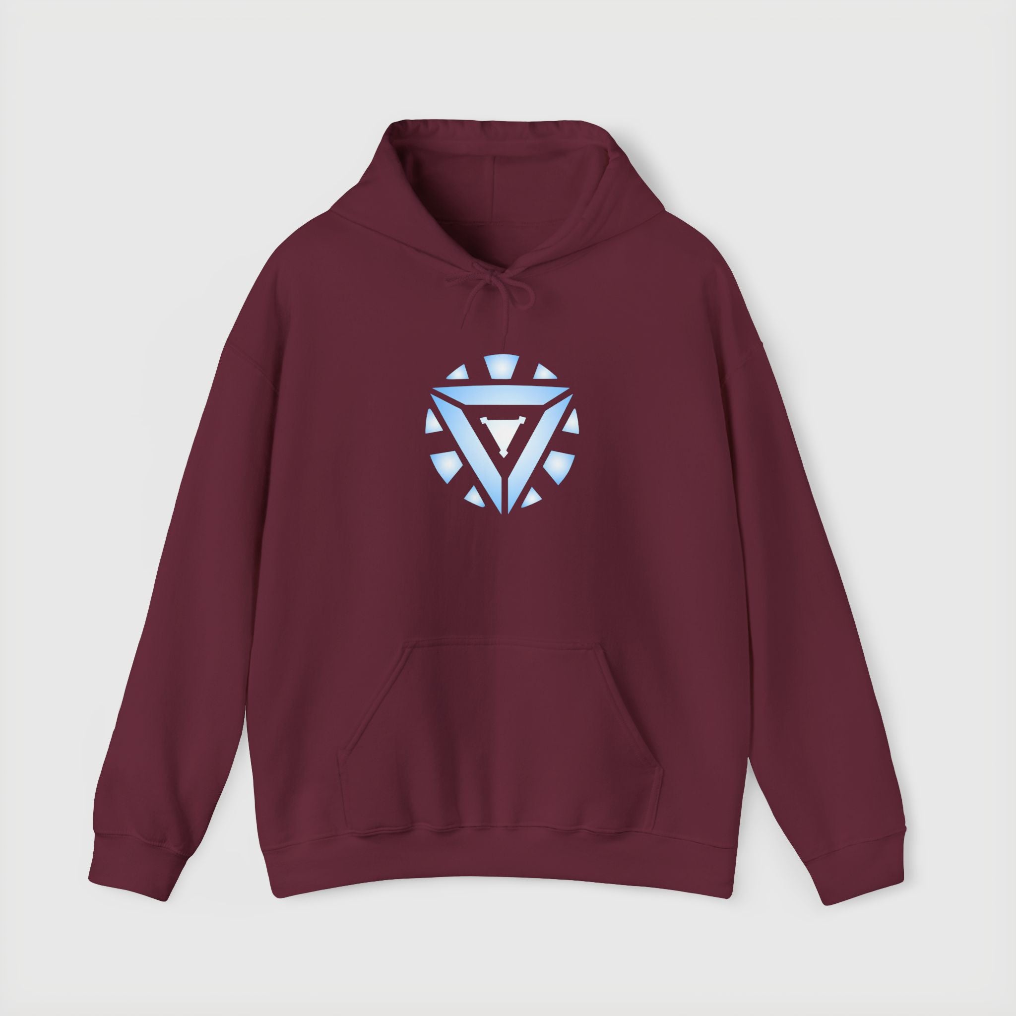 Iron Man Arc Reactor Hoodie — Glowing Iron Man Chest Emblem