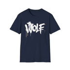 Wolf Graffiti Unisex Softstyle T-Shirt - Urban Fashion Tee, Graphic Shirt, Wolf Theme Apparel, Perfect for Friends & Nature Lovers
