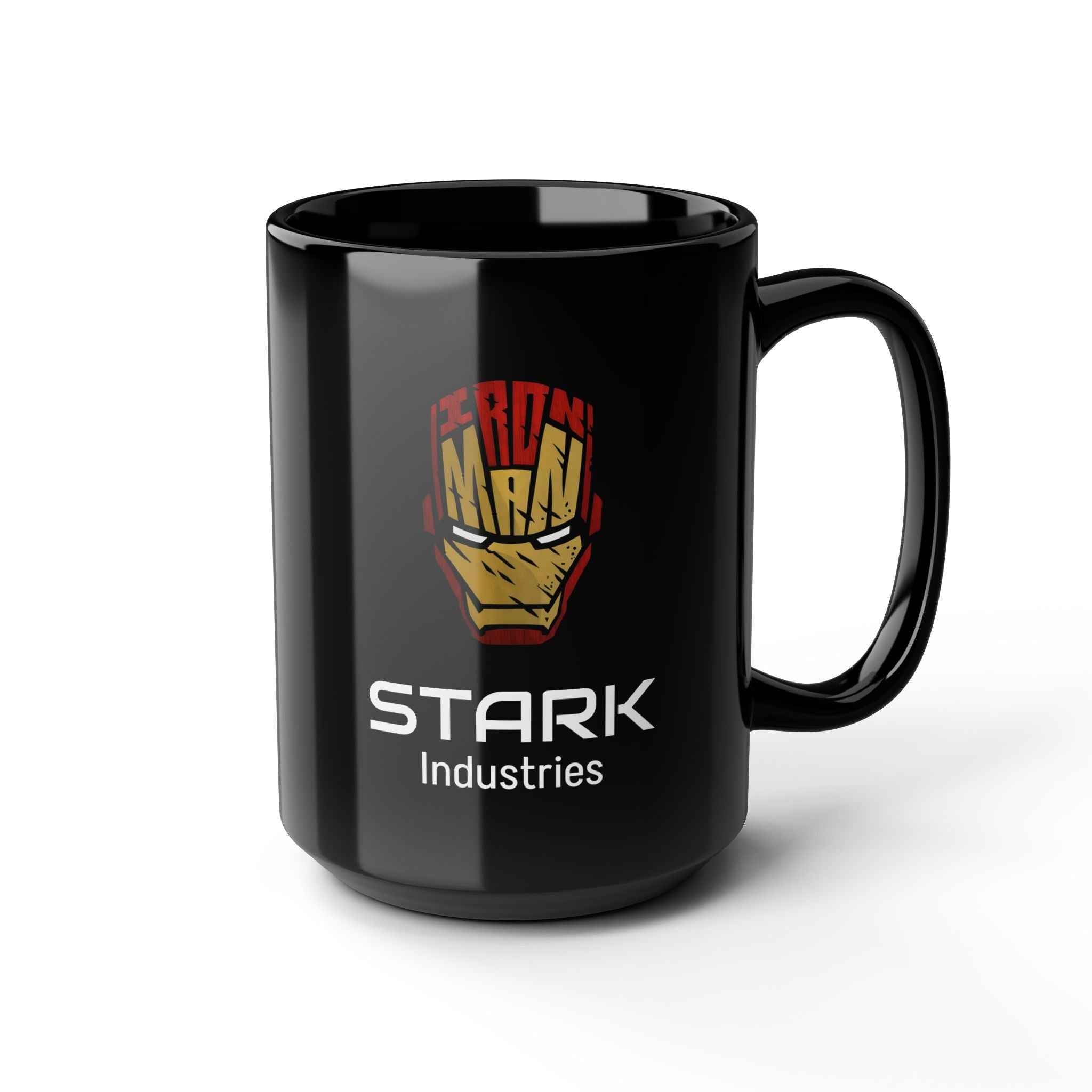Iron Man Stark Industries Black Ceramic Coffee Mug