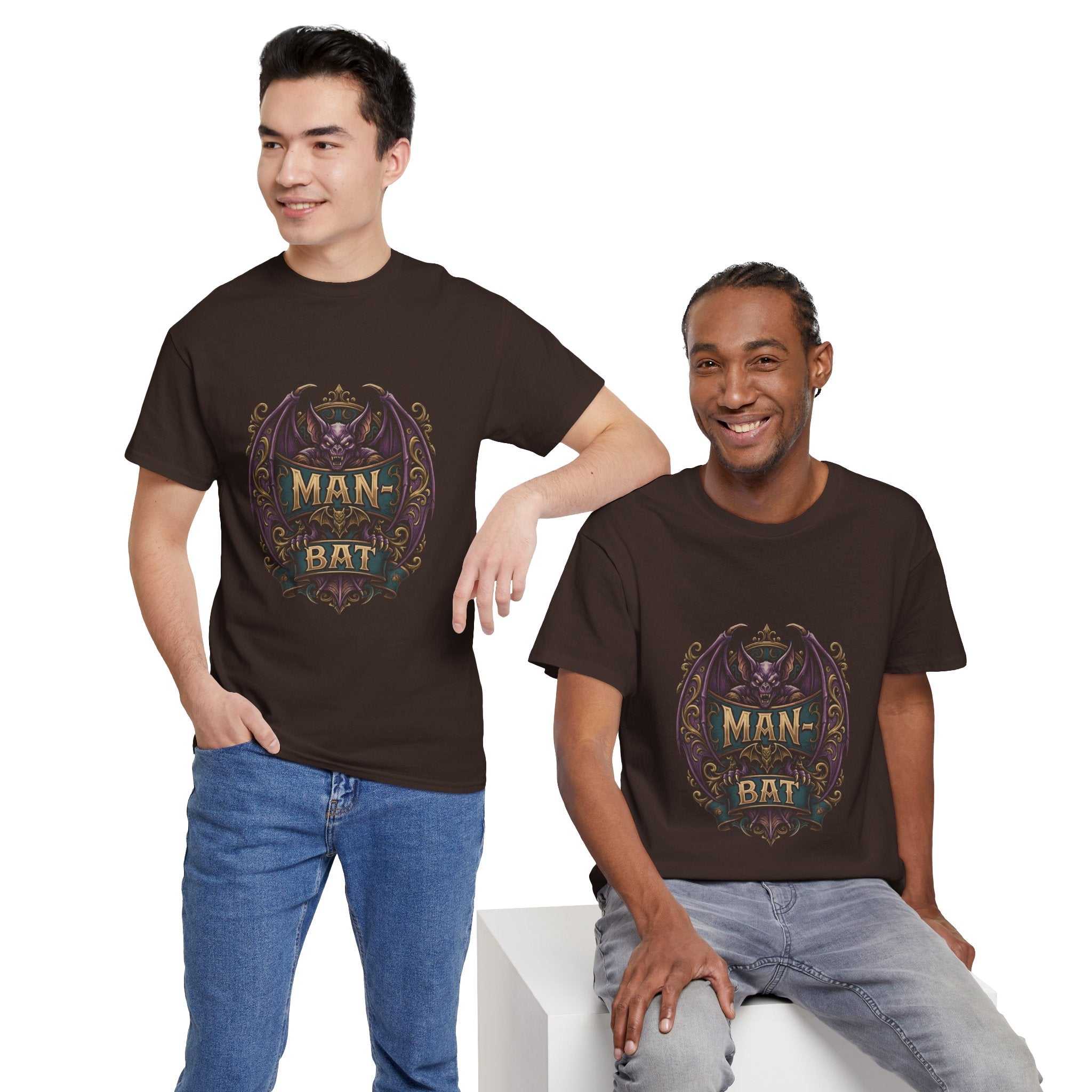 Gotham After Midnight: Man-Bat Baroque Unisex Cotton Tee