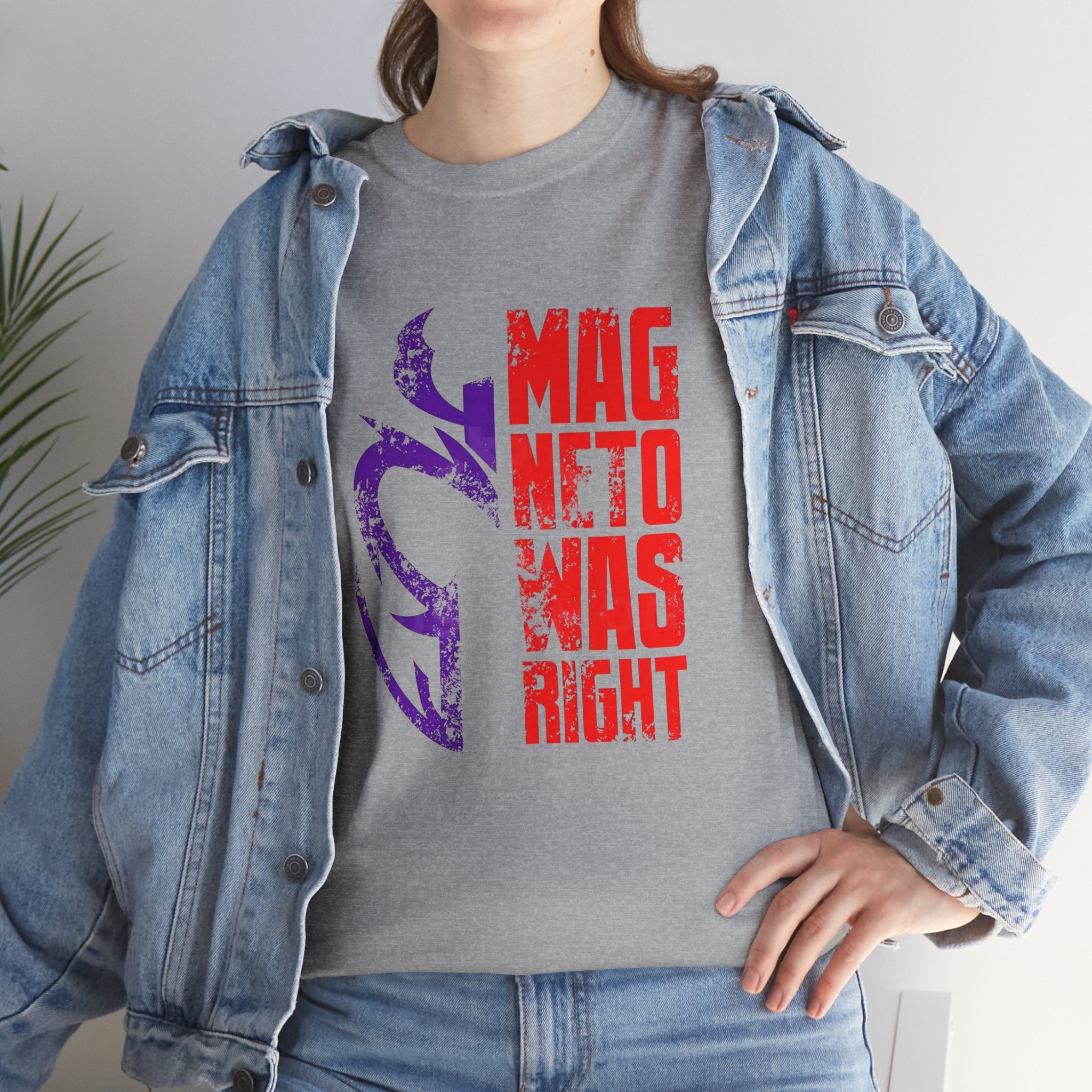Magneto Was Right Graphic Tee — Marvel X‑Men Magneto T-Shirt