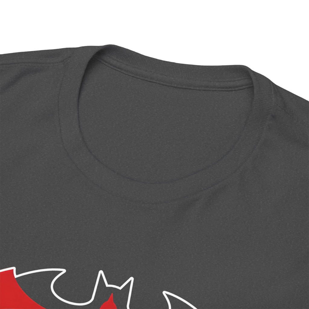 Batman & Robin 1997 Red Bat Emblem T‑Shirt - Batfamily shirt - George Clooney 90s Batman movie shirt
