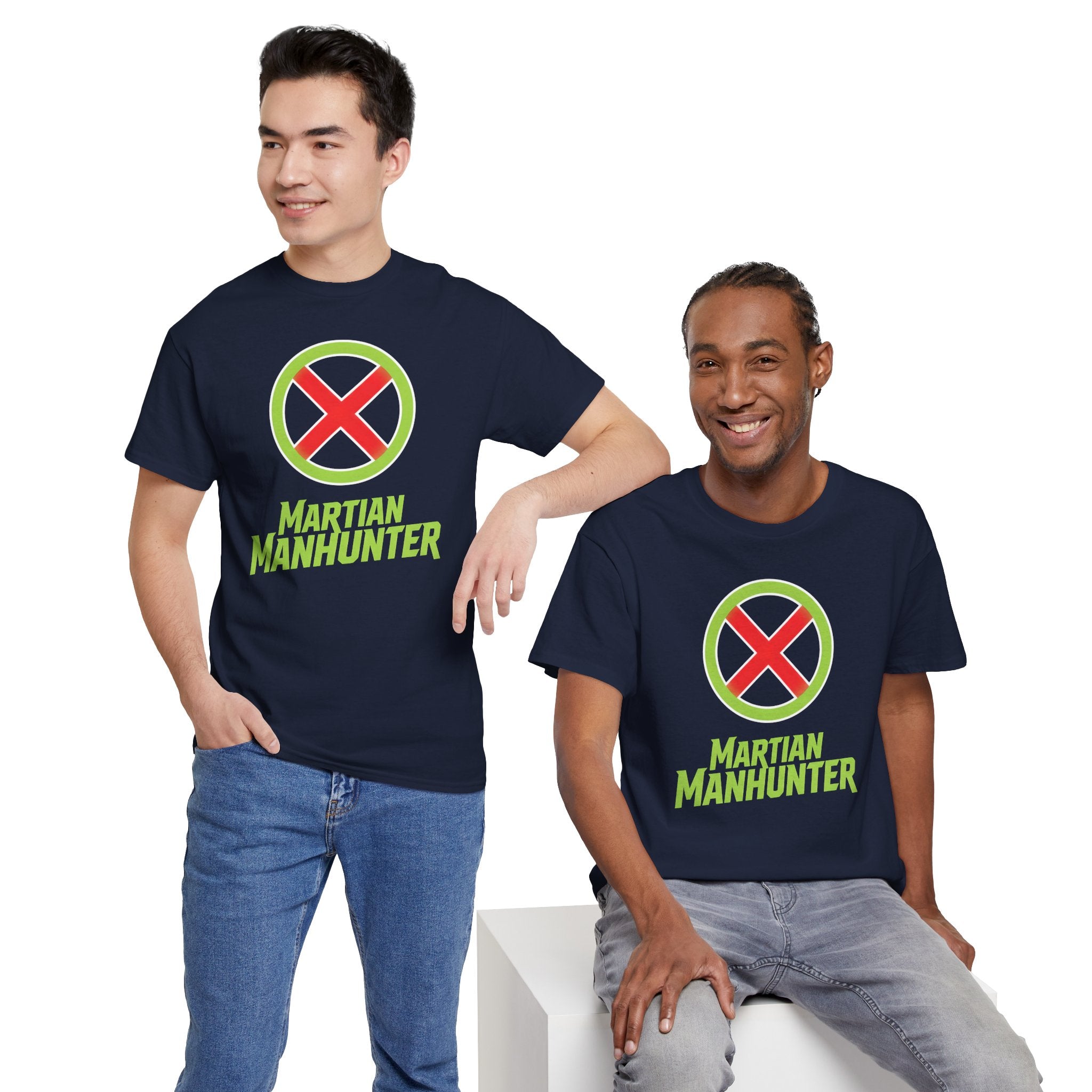 Justice League Martian Manhunter T-Shirt — J'onn J'onzz DC Superhero Cotton Tee