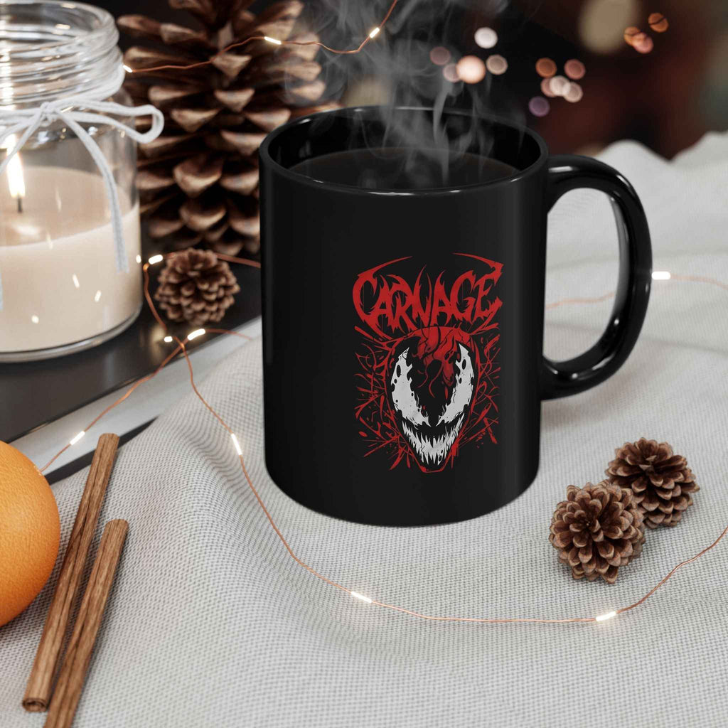 Chaotic Carnage Symbiote Metal Grunge Coffee Mug