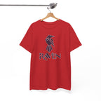 Teen Titans Raven Graphic Tee — Purple Geometric Raven Shirt
