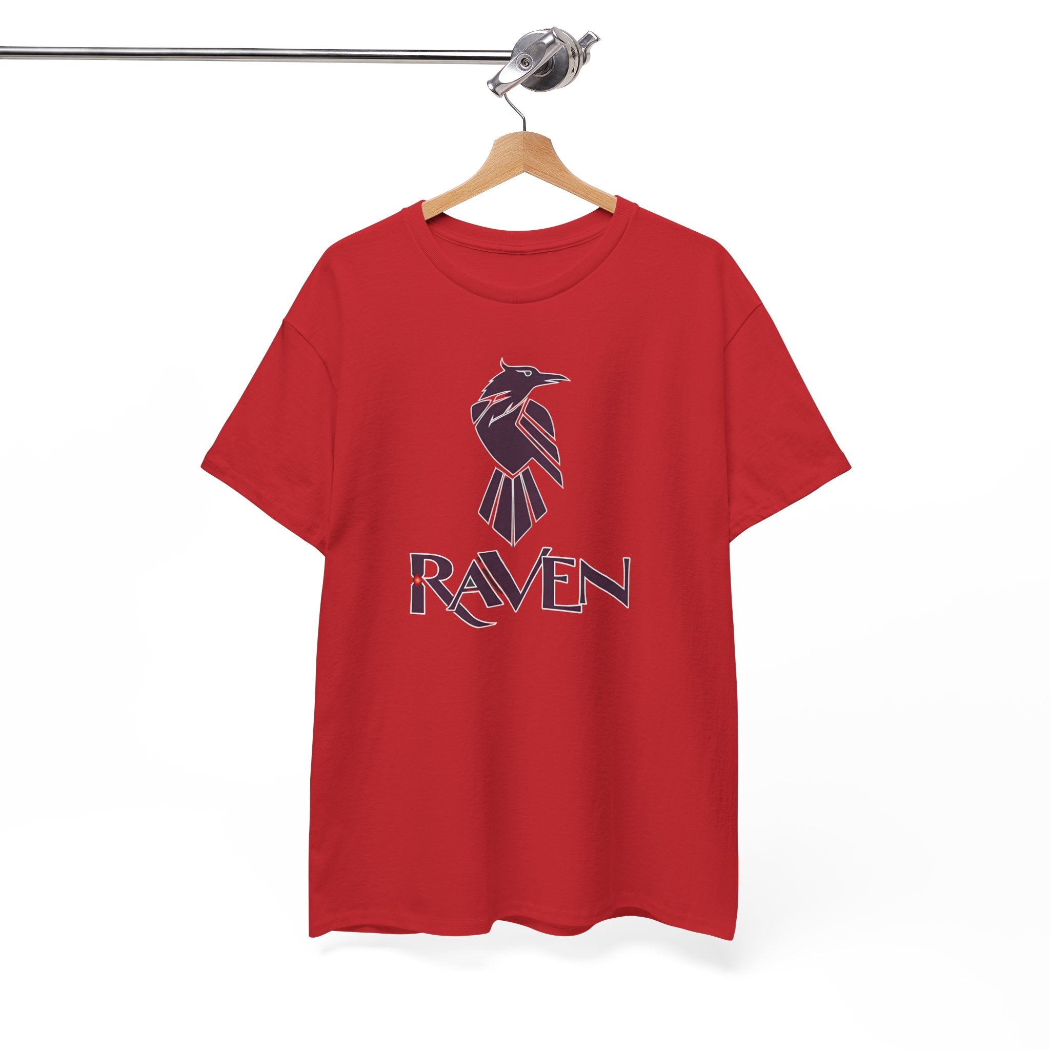 Teen Titans Raven Graphic Tee — Purple Geometric Raven Shirt
