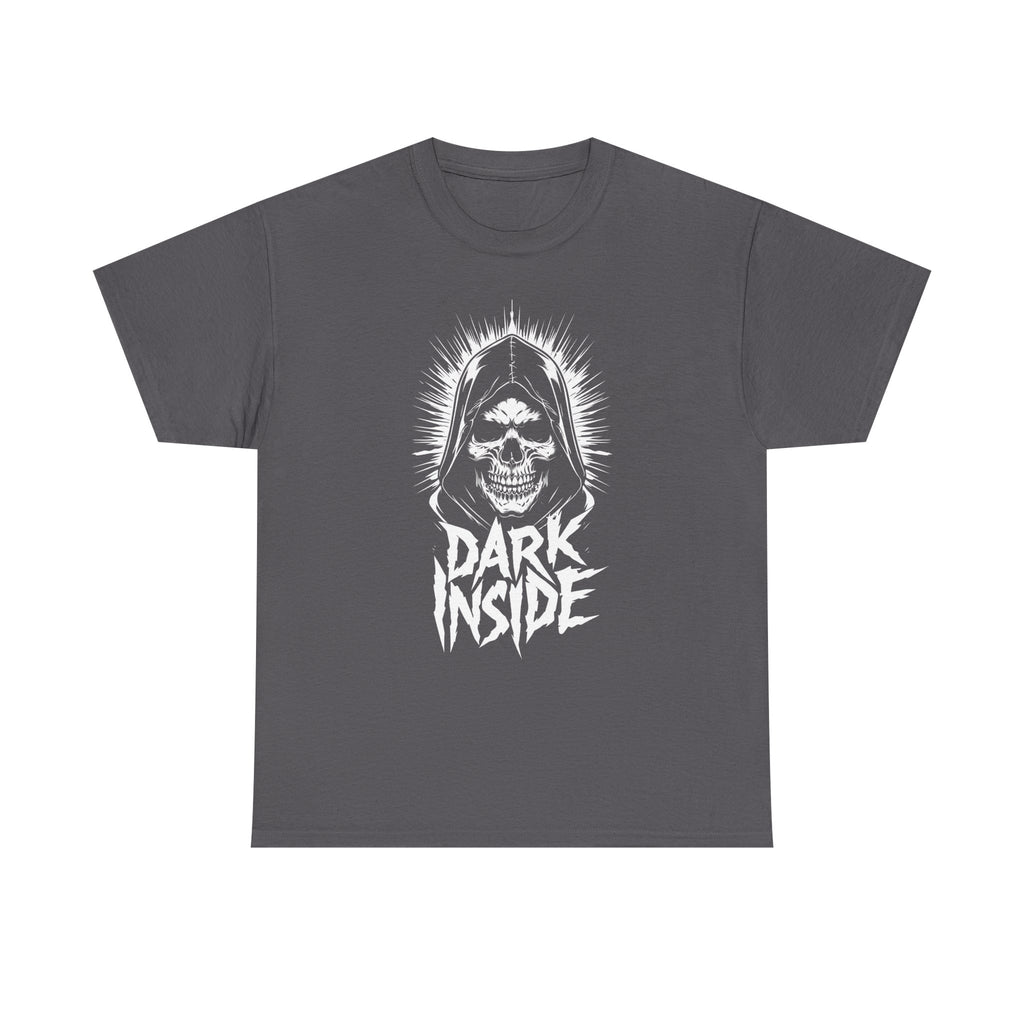 Dark Inside Skull Graphic T-Shirt — Gothic Halloween Alternative Tee