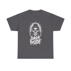 Dark Inside Skull Graphic T-Shirt — Gothic Halloween Alternative Tee