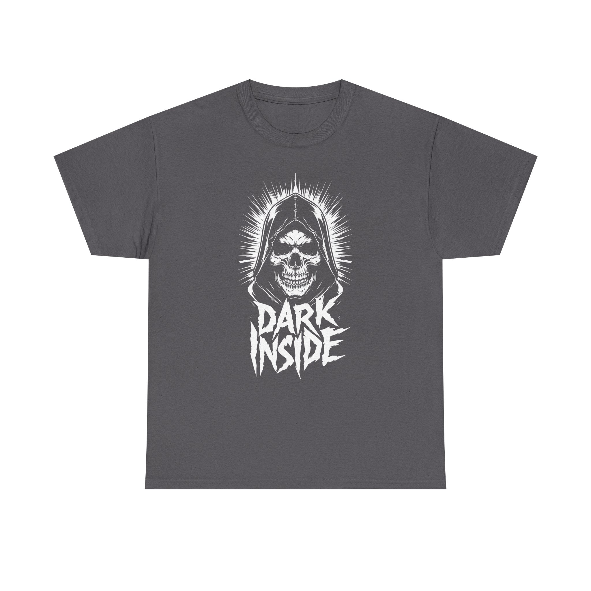Dark Inside Skull Graphic T-Shirt — Gothic Halloween Alternative Tee