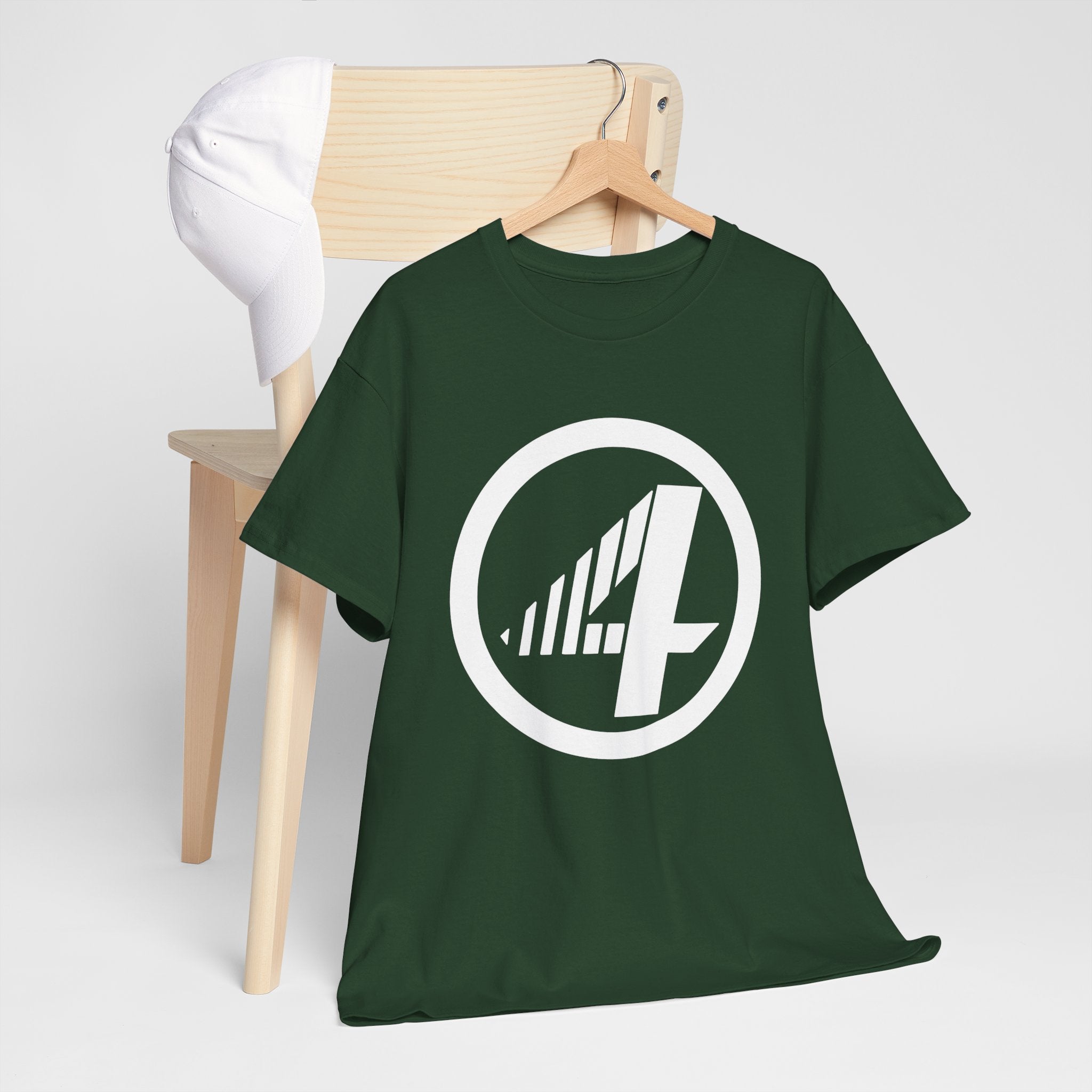 Fantastic Four Retro Logo T-Shirt — Minimalist Vintage Superhero Tee