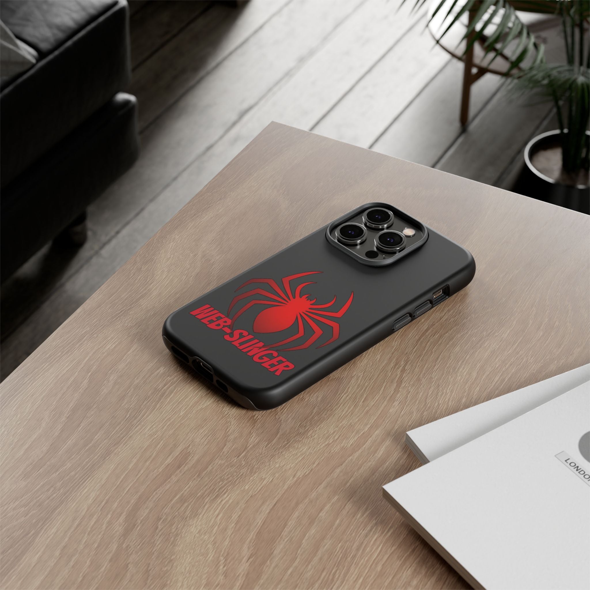 Red Spiderman Hard iPhone Case - Drkheroz