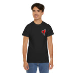 Harlequin Heart Tee — Joker-Inspired Playing Card Graphic T-Shirt
