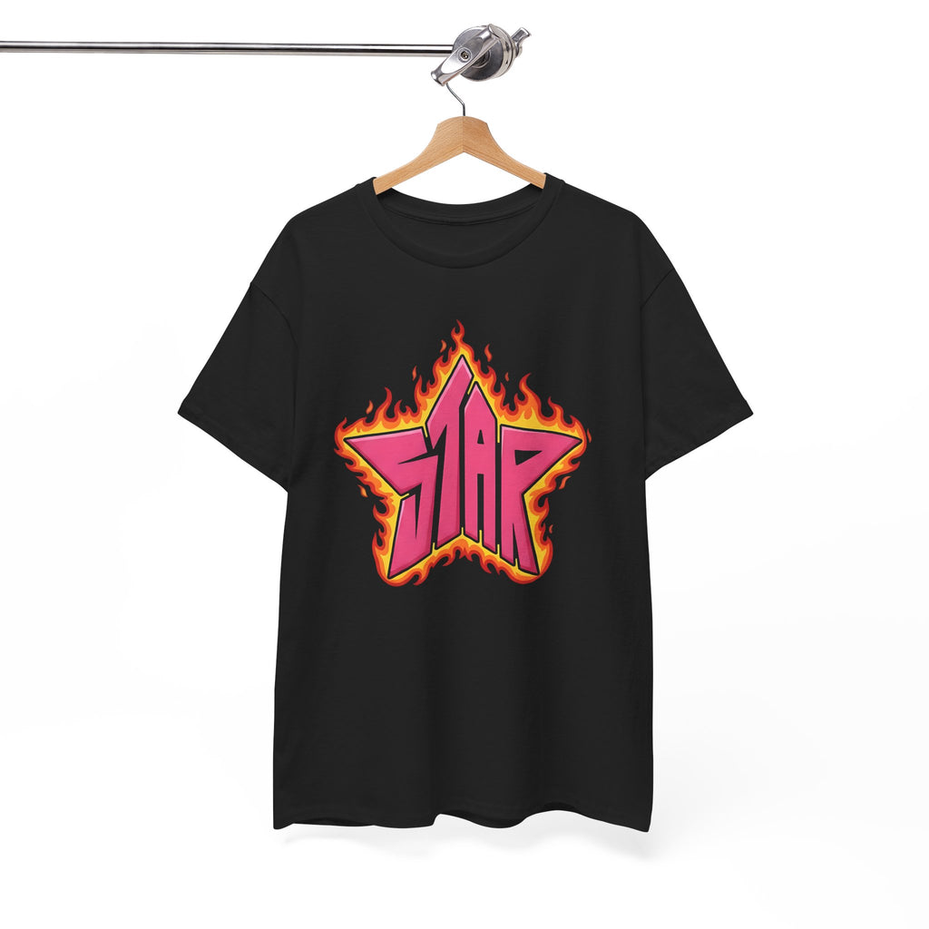 DC Teen titian Starfire Flaming Star Tee - Starfire graphical fanart T-shirt