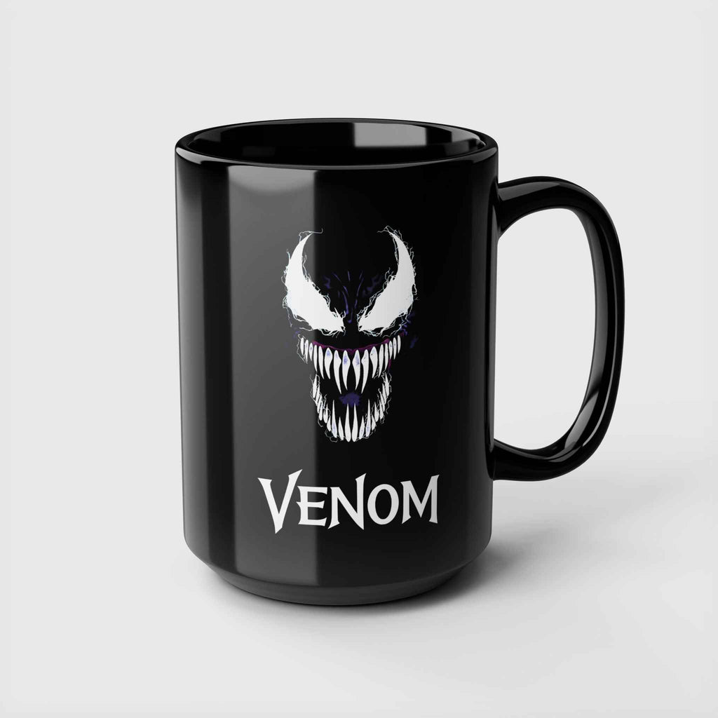 Eddie Brock Venom Symbiote Scream Black Coffee Mug