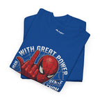 Marvel Spider-Man 'Gives the Finger' Comic Tee — Web-Slinger Graphic T-Shirt