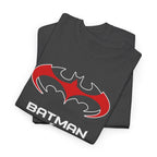 Batman & Robin 1997 Red Bat Emblem T‑Shirt - Batfamily shirt - George Clooney 90s Batman movie shirt