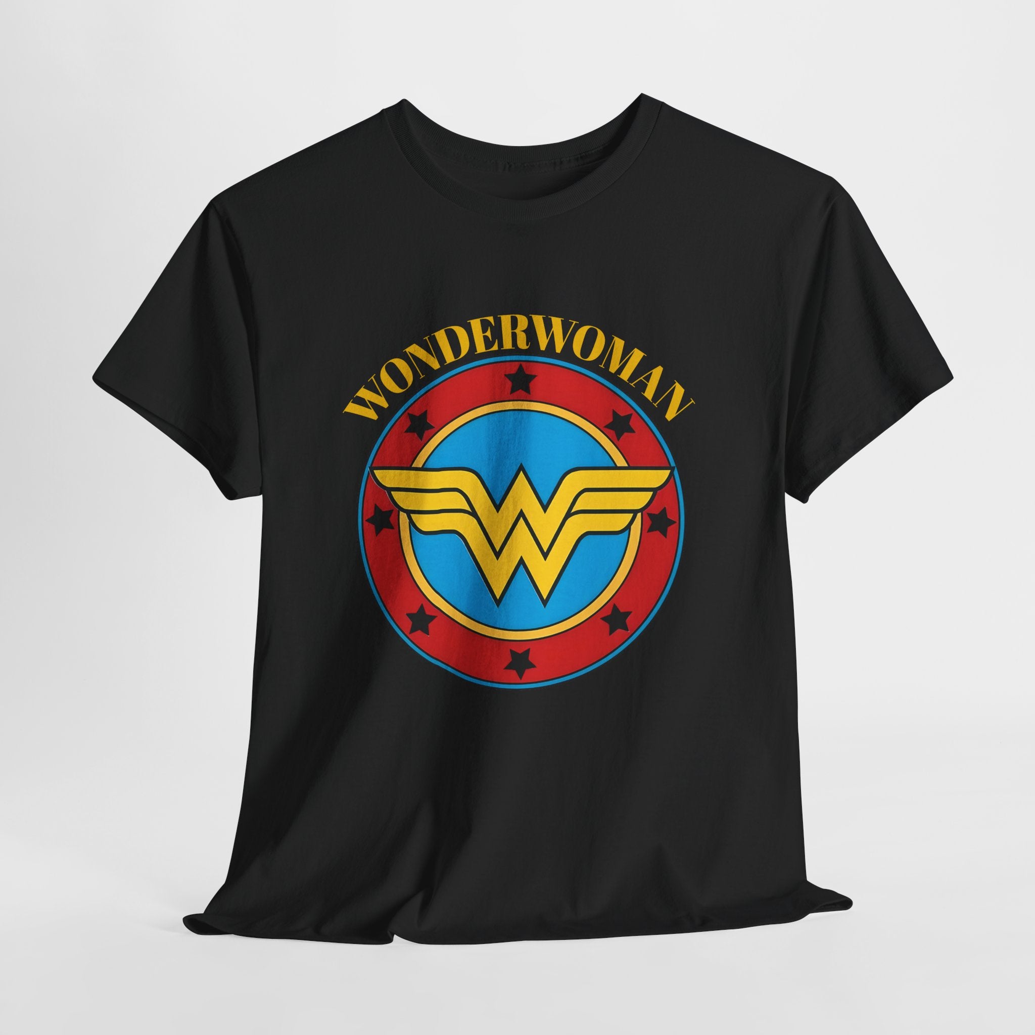 Wonder Woman Retro Logo Unisex T-Shirt - Classic DC Justice League Amazon Warrior Emblem Shirt