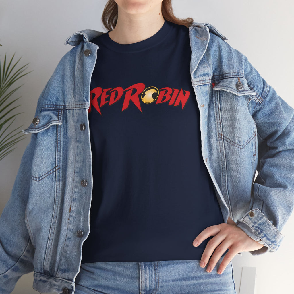 DC Comics Tim Drake Red Robin Emblem T‑Shirt – Batman Family Unisex Tee