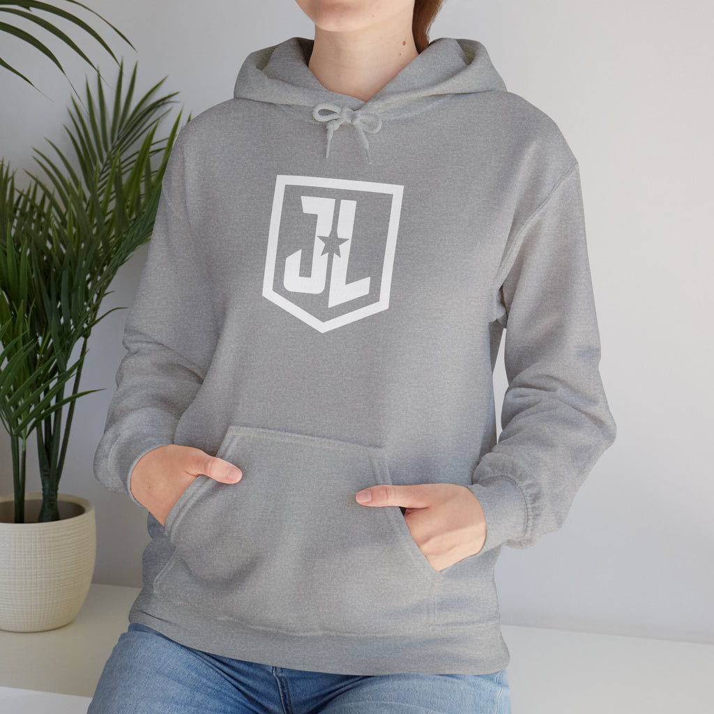 Justice League Shield Logo Hoodie — Minimalist DC Justice League 2017 Sweatshirt