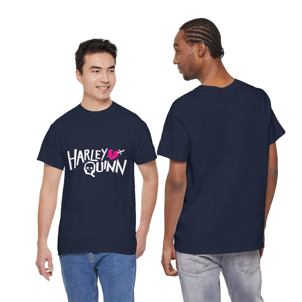 Harley Quinn Skull Heart Shirt – DC Comics Villain Graphic Tee