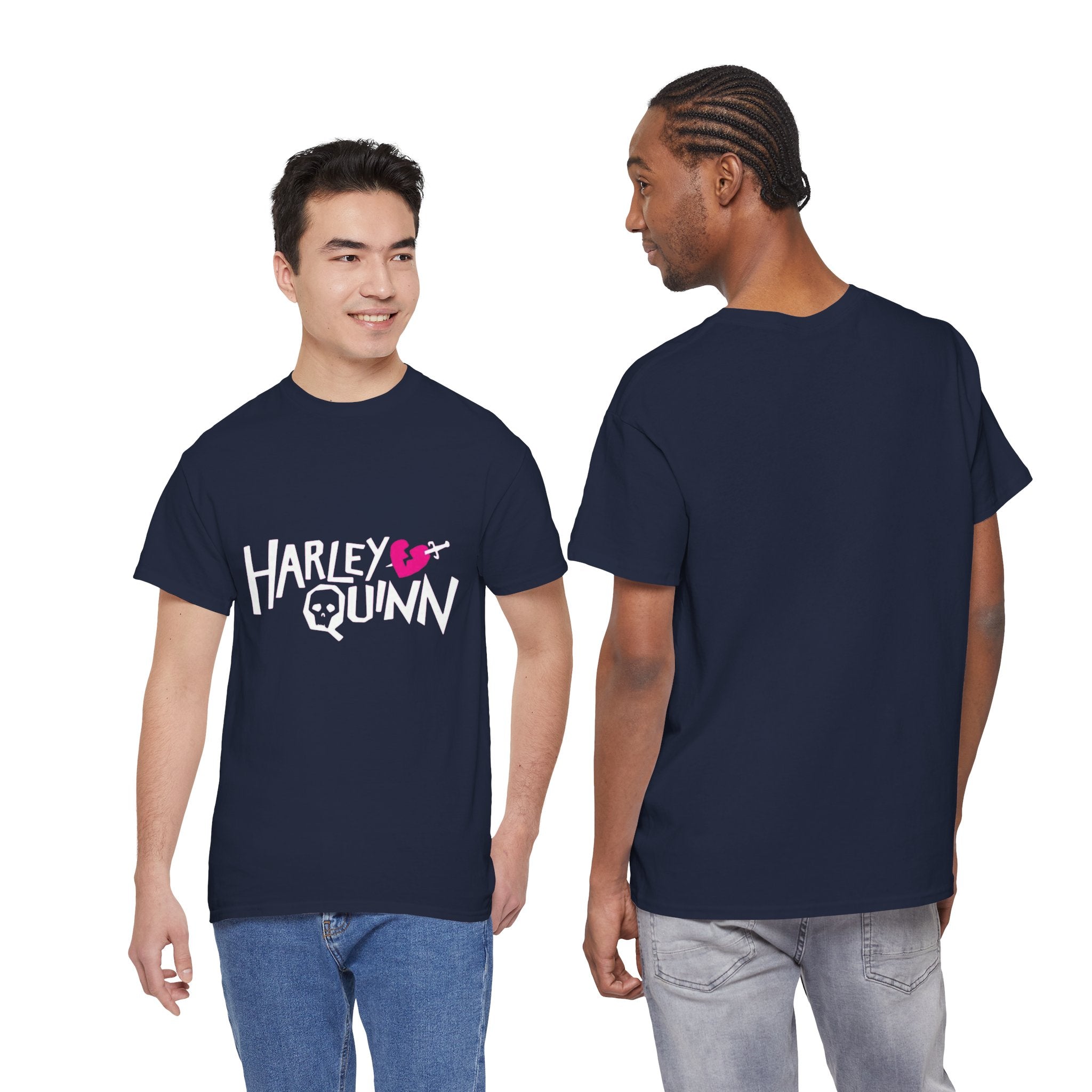 Harley Quinn Skull Heart Shirt – DC Comics Villain Graphic Tee