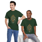 Gold Aquaman Trident Graphic Tee – Jason Momoa Aquaman Logo T-Shirt