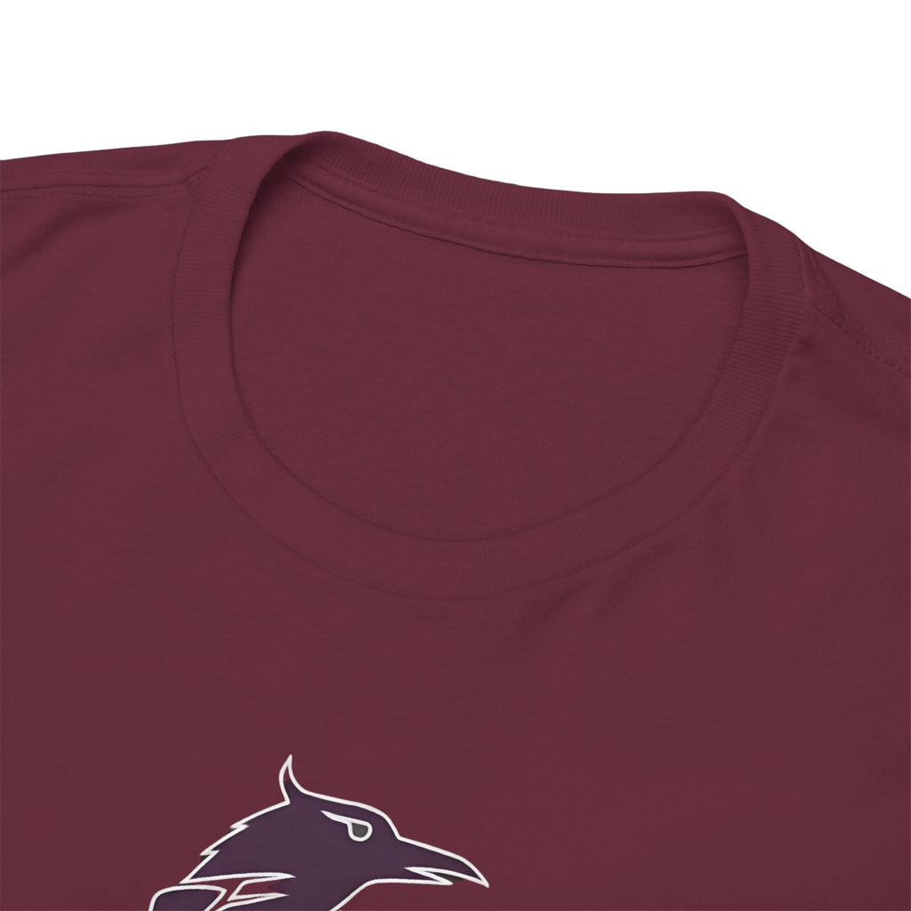 Teen Titans Raven Graphic Tee — Purple Geometric Raven Shirt