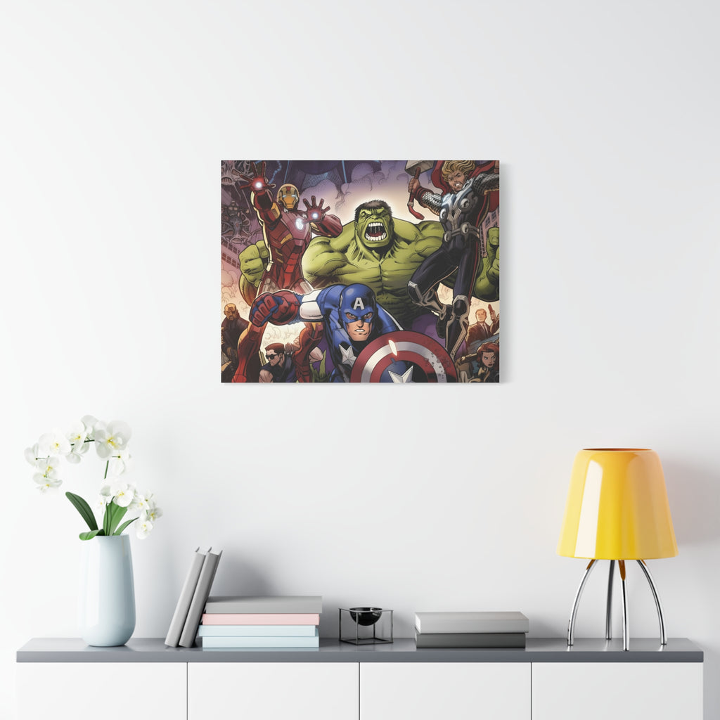 Superhero Canvas Art - Avengers Wall Decor