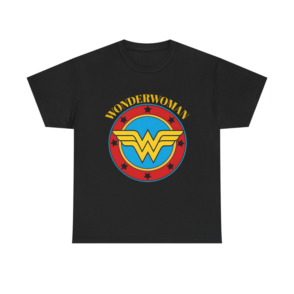 Wonder Woman Retro Logo Unisex T-Shirt - Classic DC Justice League Amazon Warrior Emblem Shirt