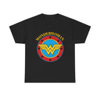 Wonder Woman Retro Logo Unisex T-Shirt - Classic DC Justice League Amazon Warrior Emblem Shirt
