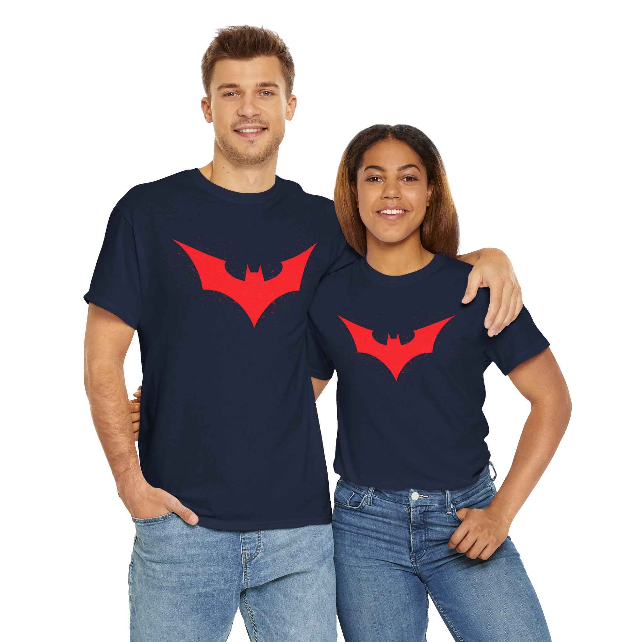 Unisex Batman Beyond Neo-Gotham Red Logo T-Shirt