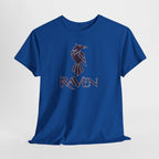 Teen Titans Raven Graphic Tee — Purple Geometric Raven Shirt